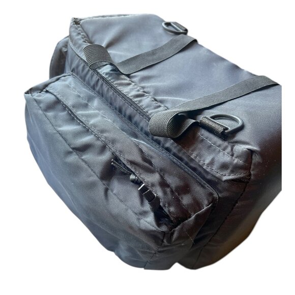 L.L. Bean Camera Case Padded Black Nylon Bag Elastic and Hook & Loop Straps - Picture 5 of 16